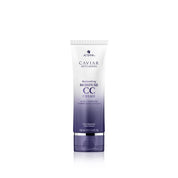 Tube of Alterna Caviar Anti-Aging Replenishing Moisture CC Cream on a white background