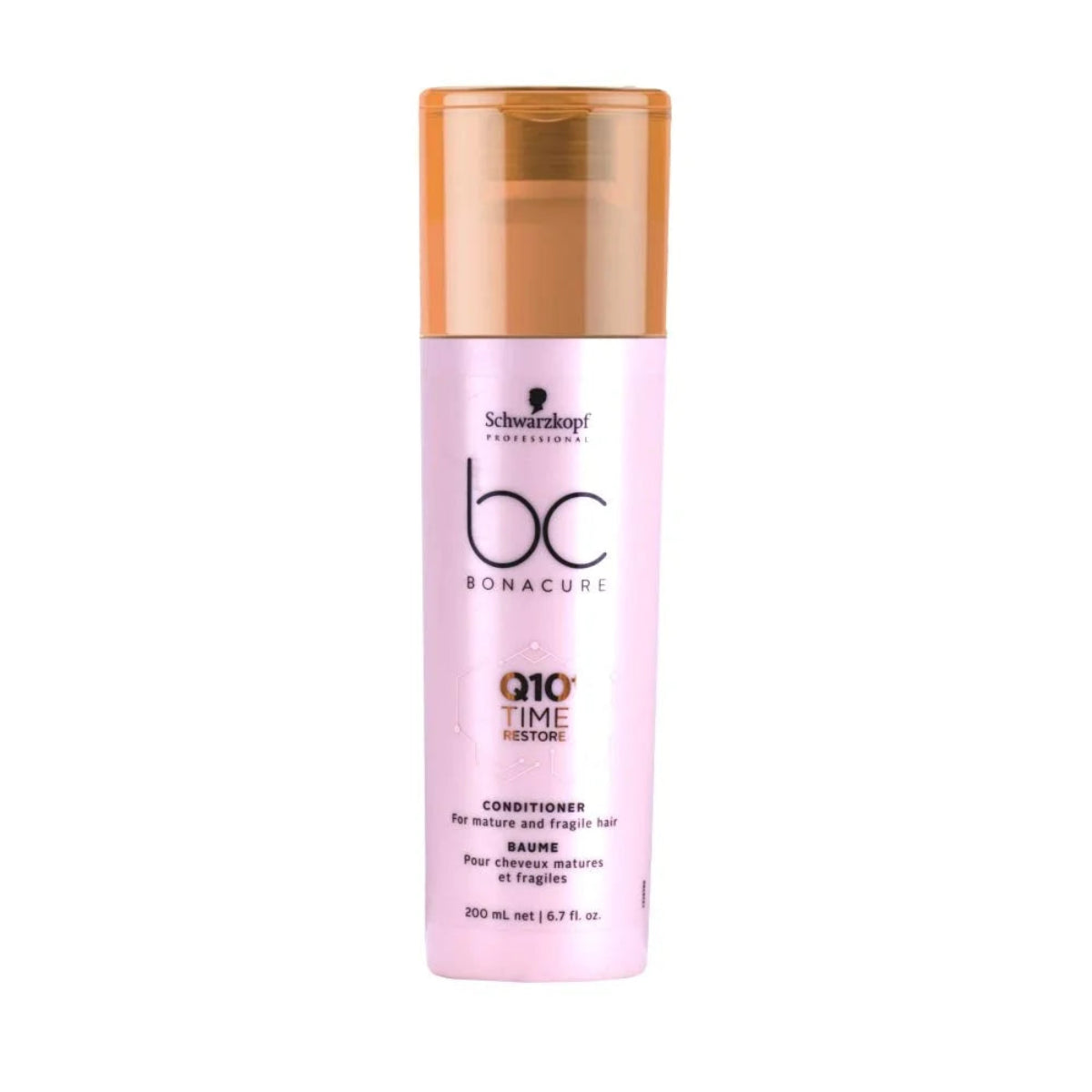 Schwarzkopf BC Bonacure conditioner bottle on a white background