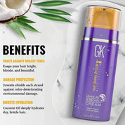 GK Hair Global Keratin Leave In Bombshell Purple Cream