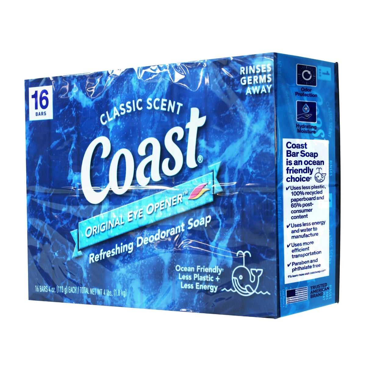 Coast Classic Scent Refreshing Deodorant Soap 16-4 oz. Bars