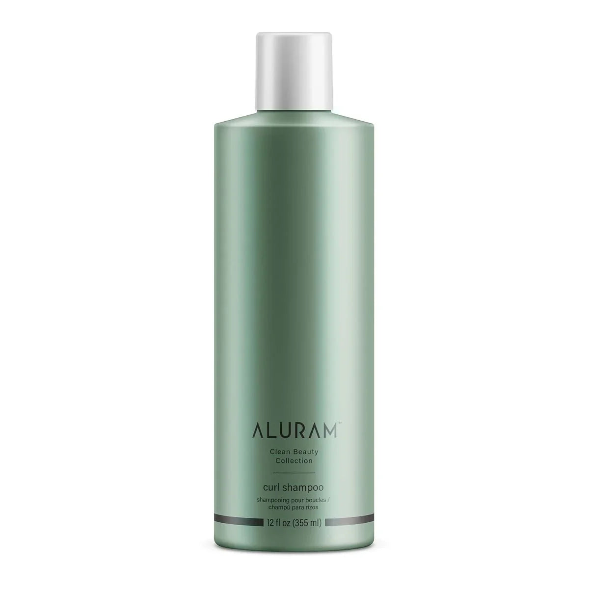 Aluram Clean Beauty Collection Curl Shampoo 12 oz on a white background.