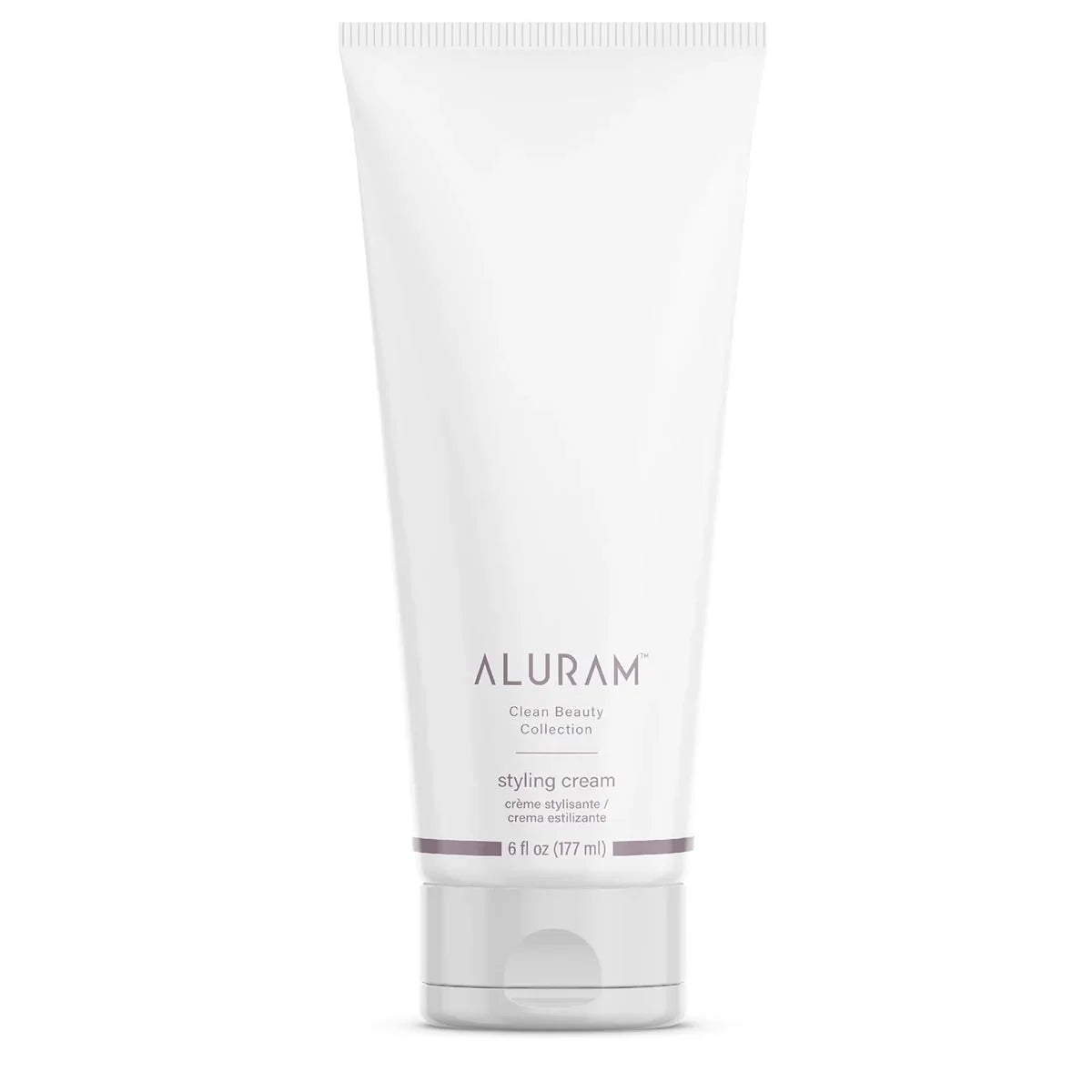 Aluram Clean Beauty Collection Styling Cream tube on a white background