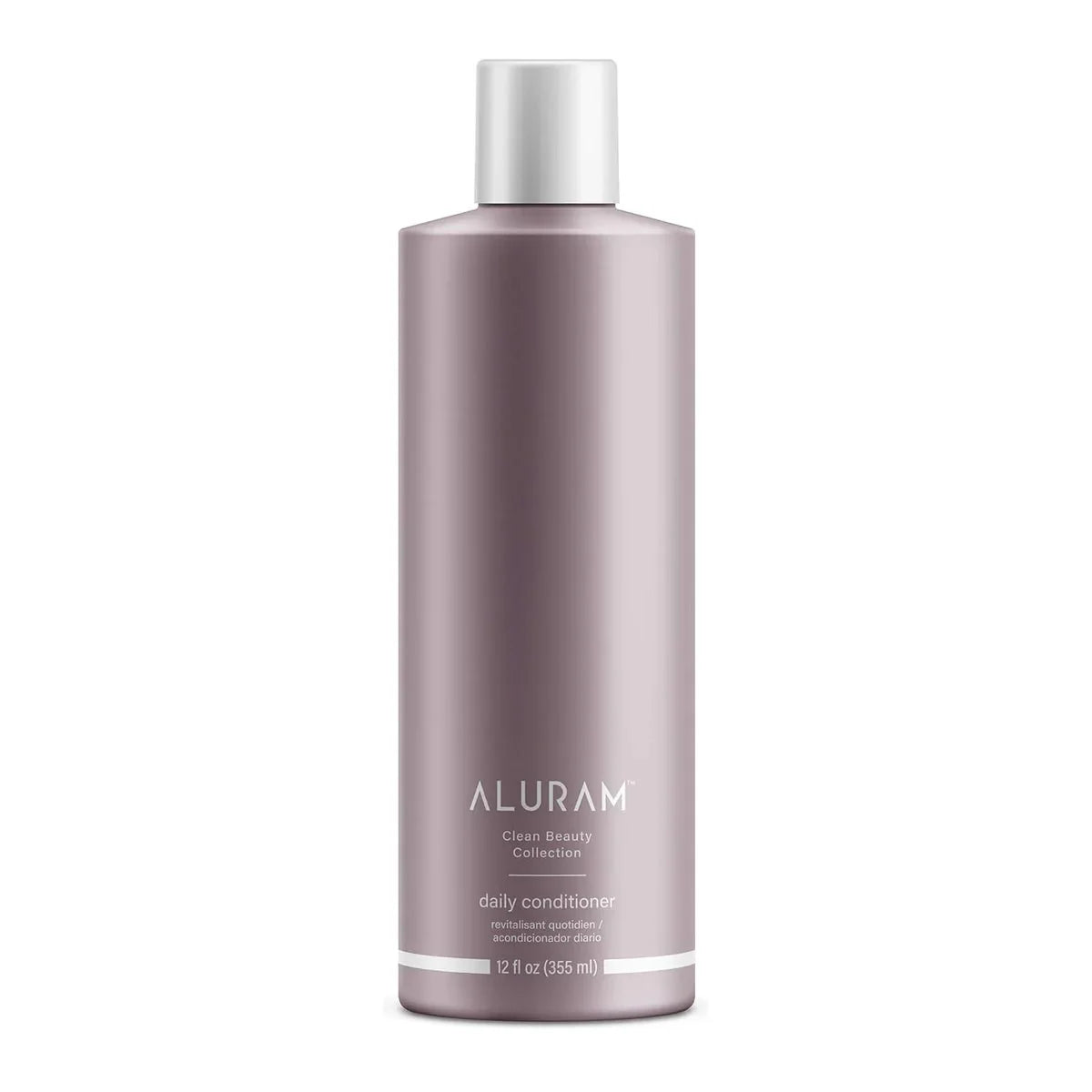 Aluram Clean Beauty Daily Conditioner 12 oz bottle on a white background