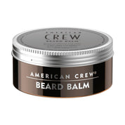 American Crew Beard Balm jar on a white background
