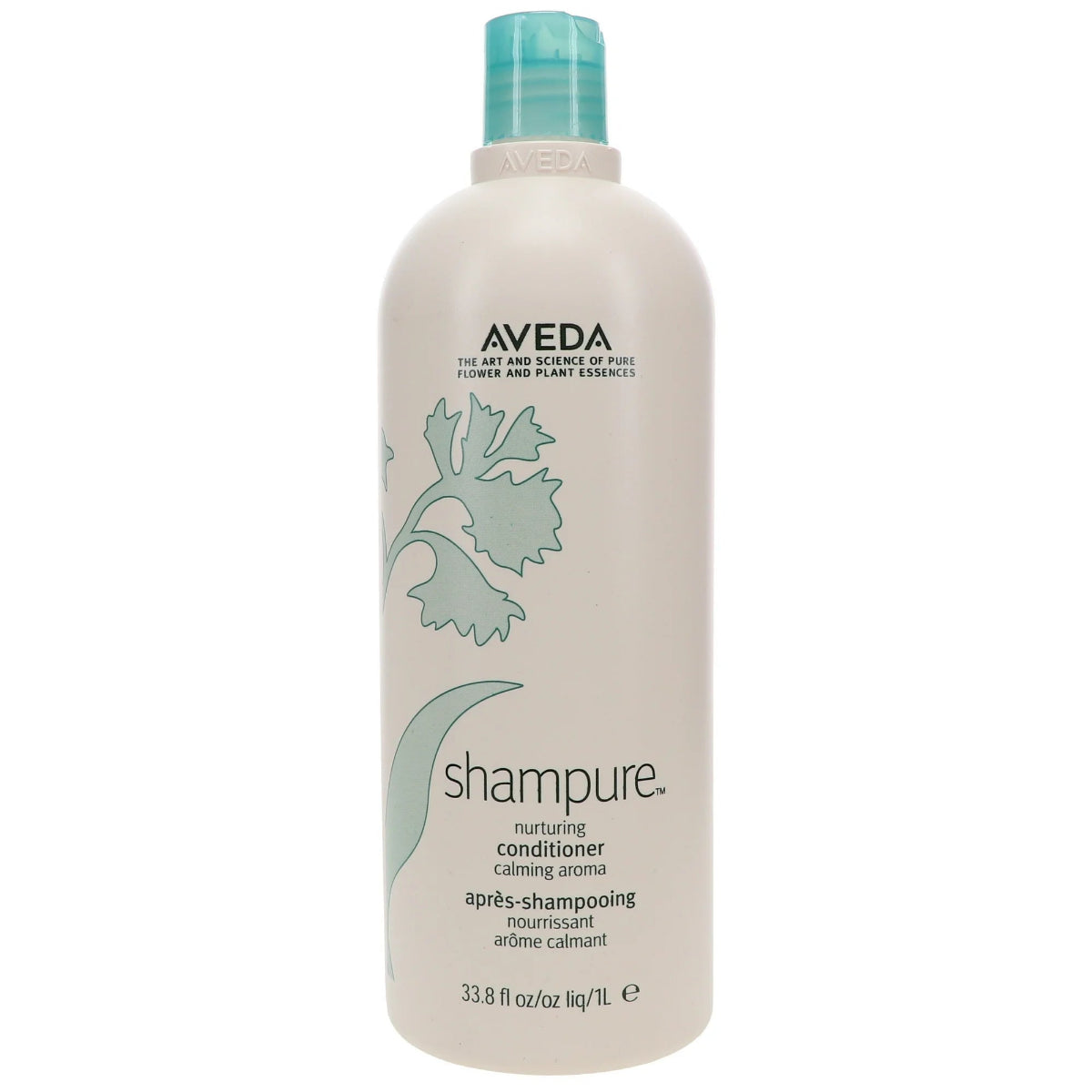 Aveda Shampure conditioner bottle on a white background