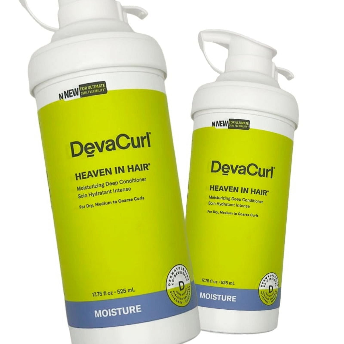  DevaCurl Heaven in Hair Moisturizing Deep Conditioner, 17.75 oz each, 
