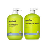 Devacurl Low-Poo Original and One Condition Original Liter Duo