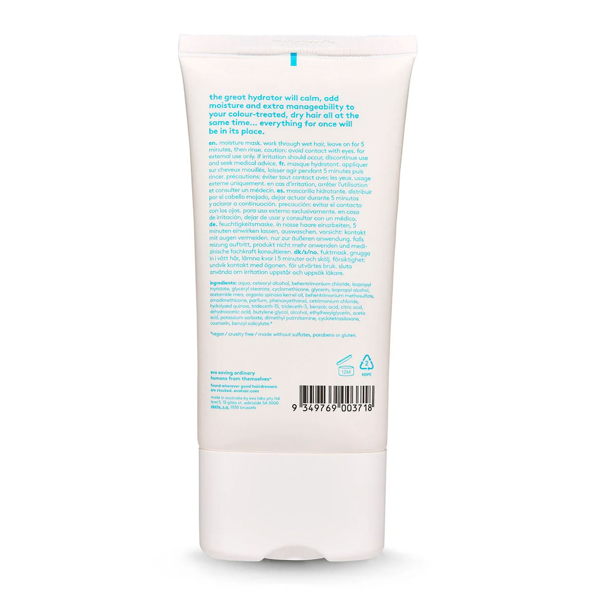 Evo The Great Hydrator Moisture Mask 5.1 on a white background
