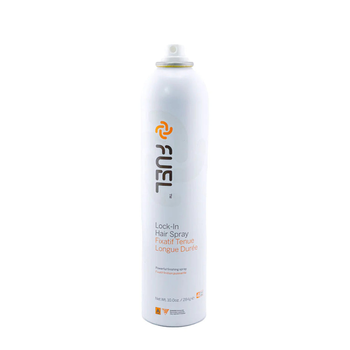 Fuel Look-In Hair Spray bottle on a white background