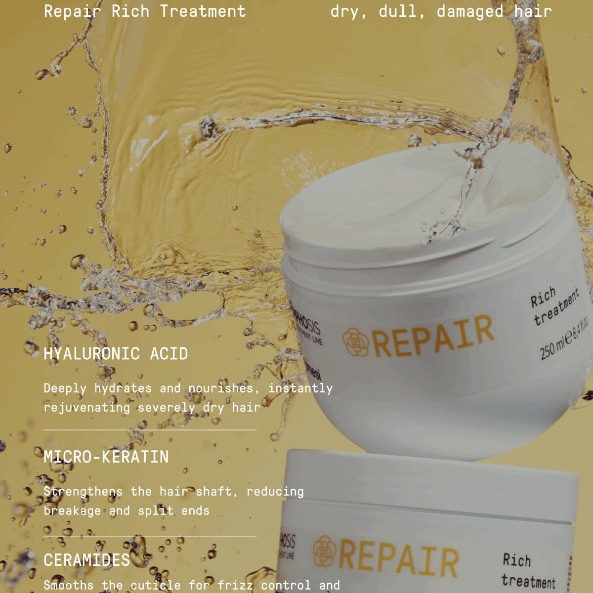 Framesi Morphosis Hair Treatment Line Repair Rich Treatment
