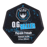 O.G. Baller playable pomade with black and blue design.