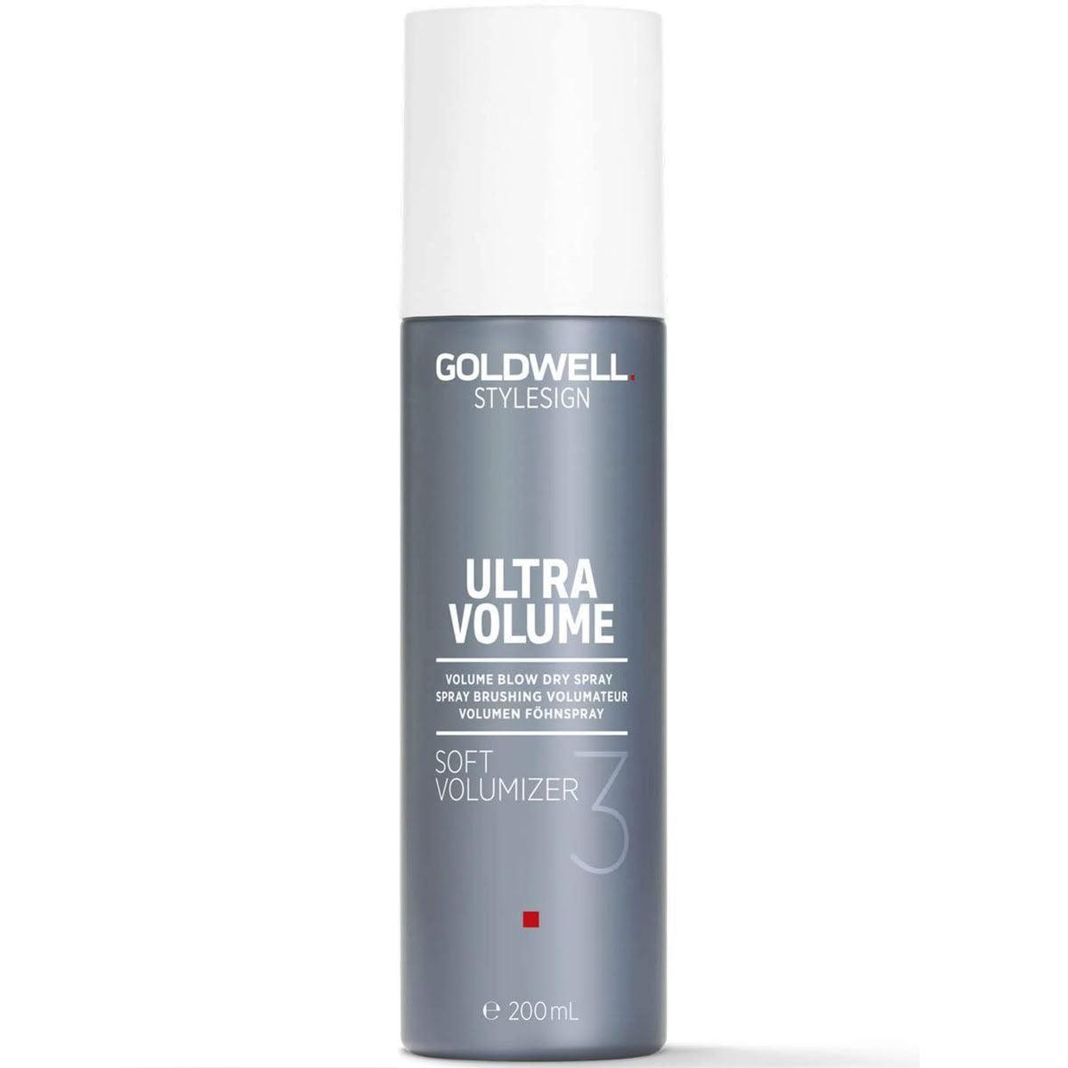 Goldwell Stylesign Ultra Volume Soft Volumizer Blow Dry Spray can on a white background