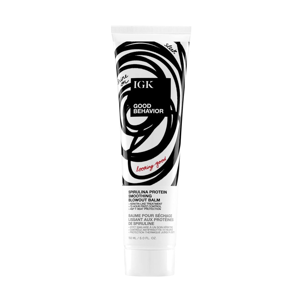 IGK Good Behavior Spirulina Protein Smoothing Blowout Balm