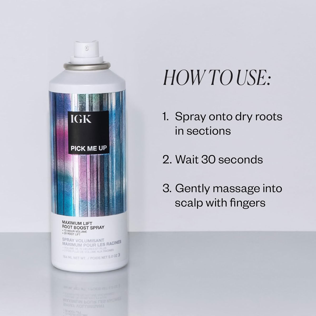 IGK Pick Me Up Maximum Lift Root Boost Spray