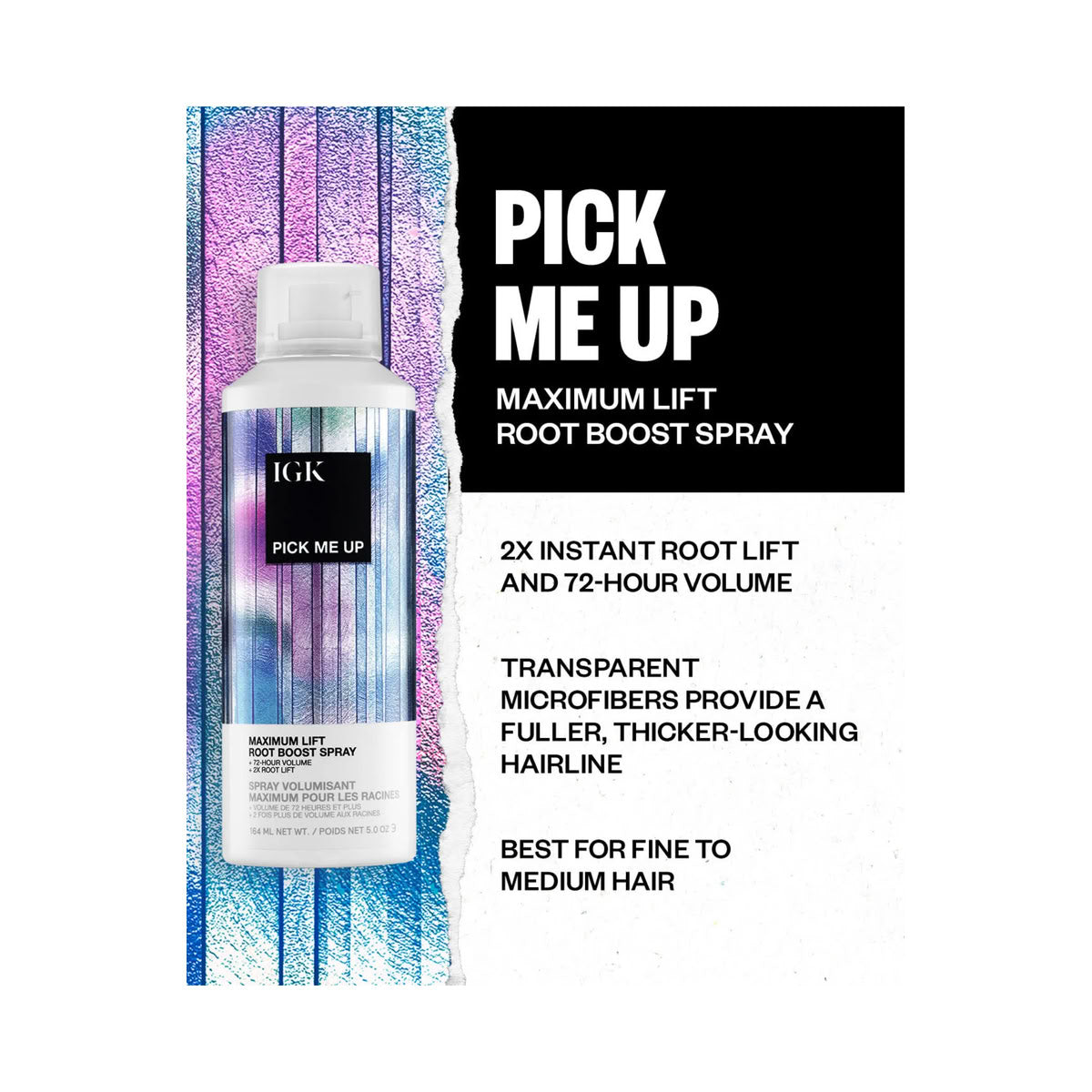 IGK Pick Me Up Maximum Lift Root Boost Spray