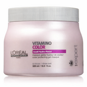 L'Oreal Professional Vitaminmo Color hair mask jar on a white background