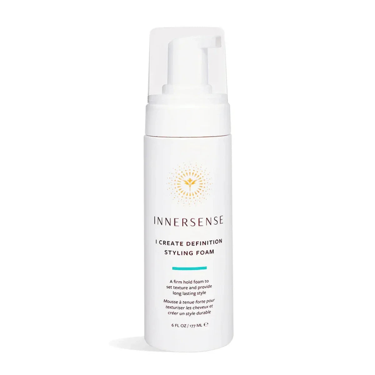 Innersense Organic Beauty I Create Definition Styling Foam bottle on a white background