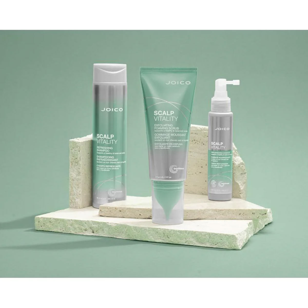 Joico Scalp Vitality 3 Pc Set + Free Scalp Brush