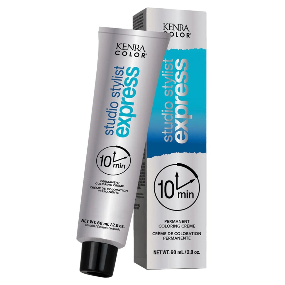 Kenra Color Studio Stylist Express hair color tube and packaging on a white background
