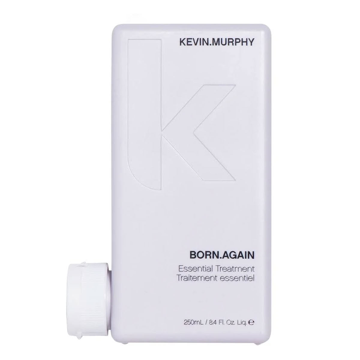 Kevin Murphy Born Again Essential Treatment bottle, 250ml, in white with a matching white cap, shown on a plain white background.