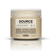 L'Oreal Source Essentielle Sesame Oil nourishing balm jar on a white background