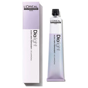 L'Oreal DIA Light Ammonia Free Demi-Permanent Gel Creme Haircolor 1.7 oz tube and packaging on a white background
