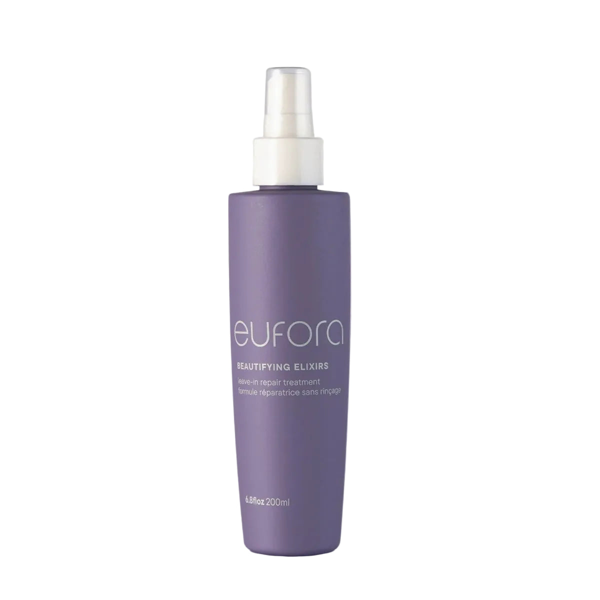 Eufora bottle on a white background