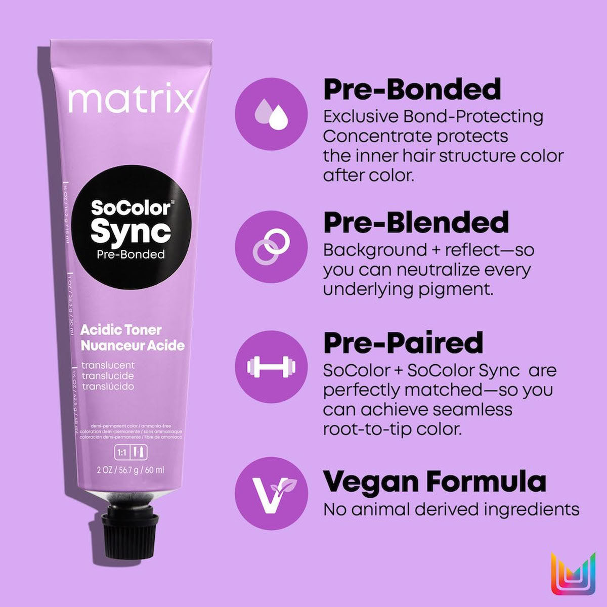 Matrix SoColor Color Sync Pre-Bonded Sheer Acidic Toner