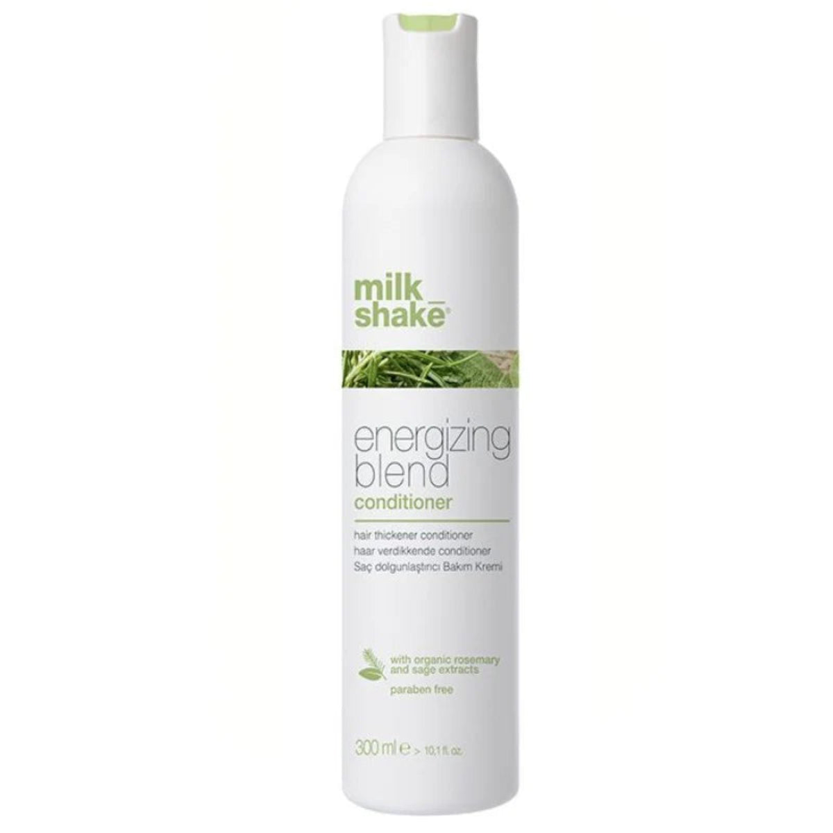 Milk Shake Energizing Blend conditioner bottle on a white background