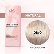 Wella Shinefinity Zero Lift Glaze Demi-Permanent 2oz & Point-Tail Plastic Comb (Bundle)