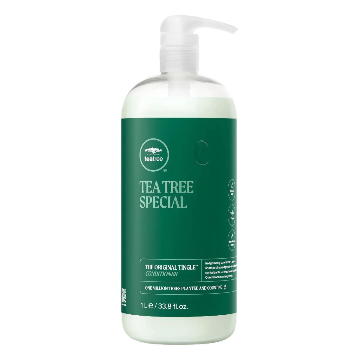 Bottle of Tea Tree Special product on a white background