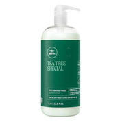Bottle of Tea Tree Special product on a white background