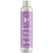 Pravana Perfect Blonde toning conditioner bottle on a white background
