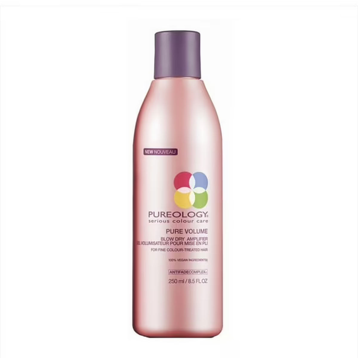 Pureology hair care product bottle on a white background