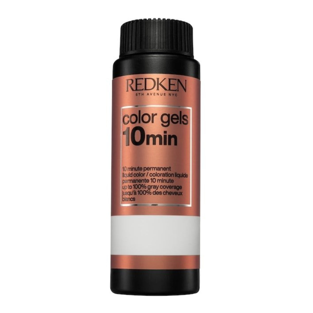 Redken color gel bottle on a white background