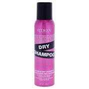 Redken dry shampoo can on a white background