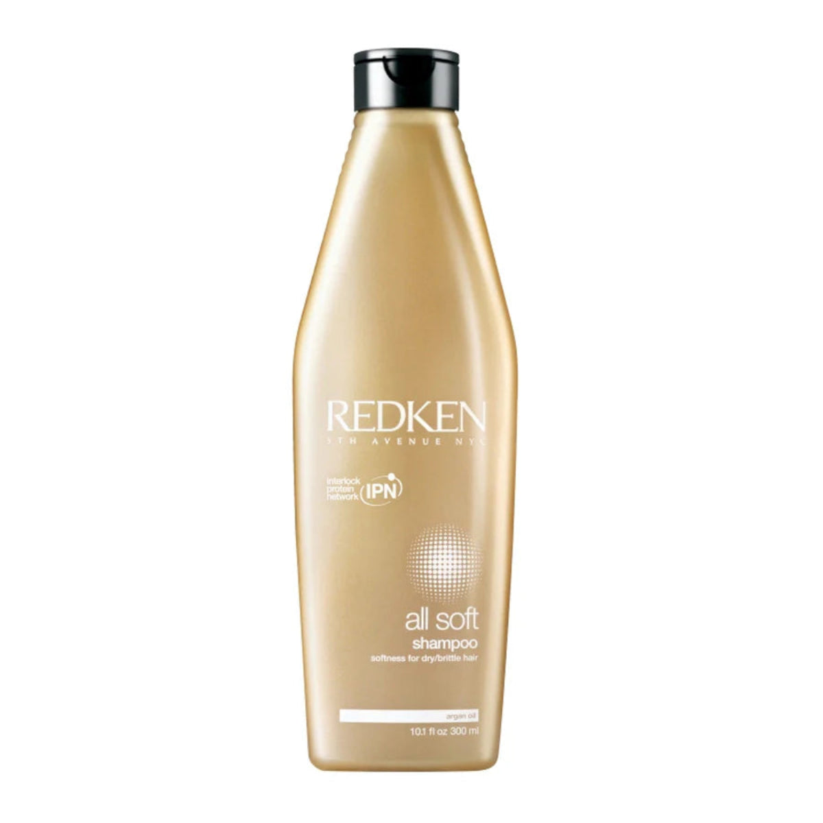 Redken shampoo bottle on a white background