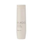 A tall, cylindrical bottle of eufora Sculpture light setting wax in a warm off-white color, set against a clean, light gray background.