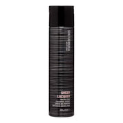 Shu Leung Mura Sheer Lacquer Medium Fine finishing spray in a black aerosol can with a textured horizontal stripe pattern, on a plain white background.