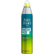 TIGI Bed Head Masterpiece hair spray bottle on a white background