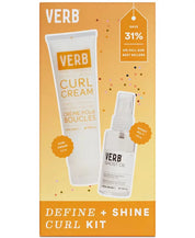 Verb Define Shine Curl Set Curl Cream 5.3 oz +Ghost Oil 2.0 oz