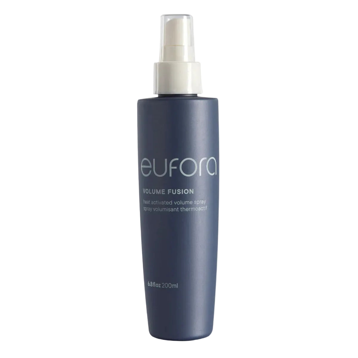 Eufora Volume Fusion hair product bottle on a white background