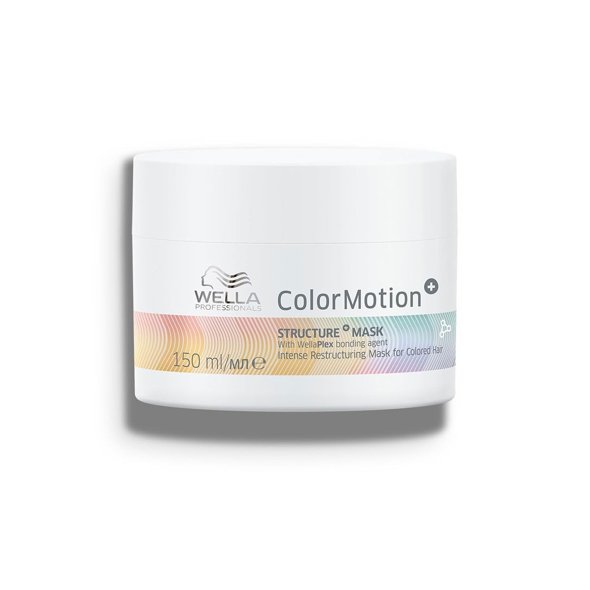 Wella ColorMotion+ structure mask jar on a white background