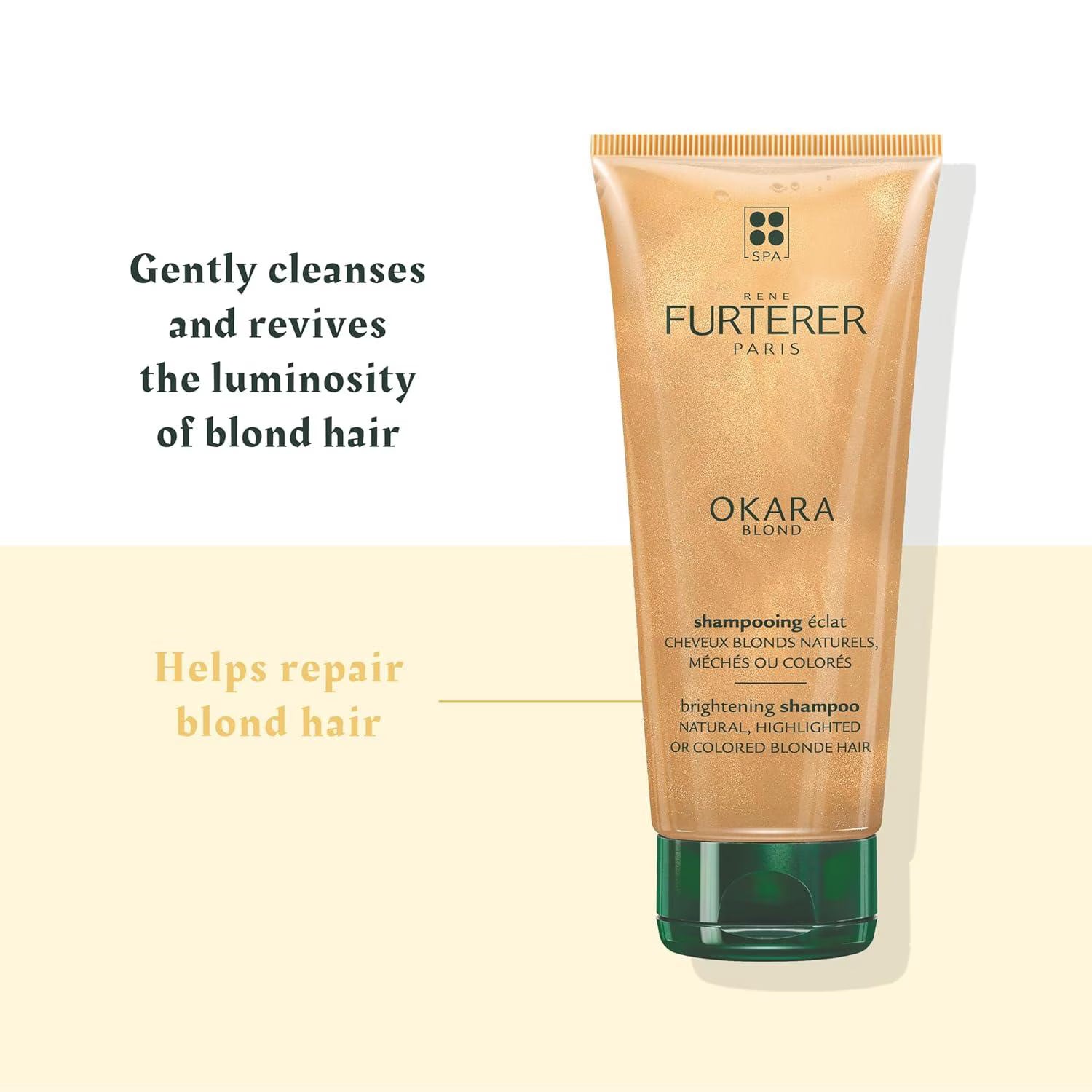 René Furterer Okara Blond Brightening Shampoo – Illuminating Shampoo for Natural, Highlighted & Bleached Blonde Hair