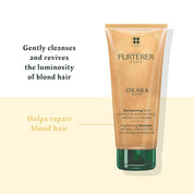René Furterer Okara Blond Brightening Shampoo – Illuminating Shampoo for Natural, Highlighted & Bleached Blonde Hair