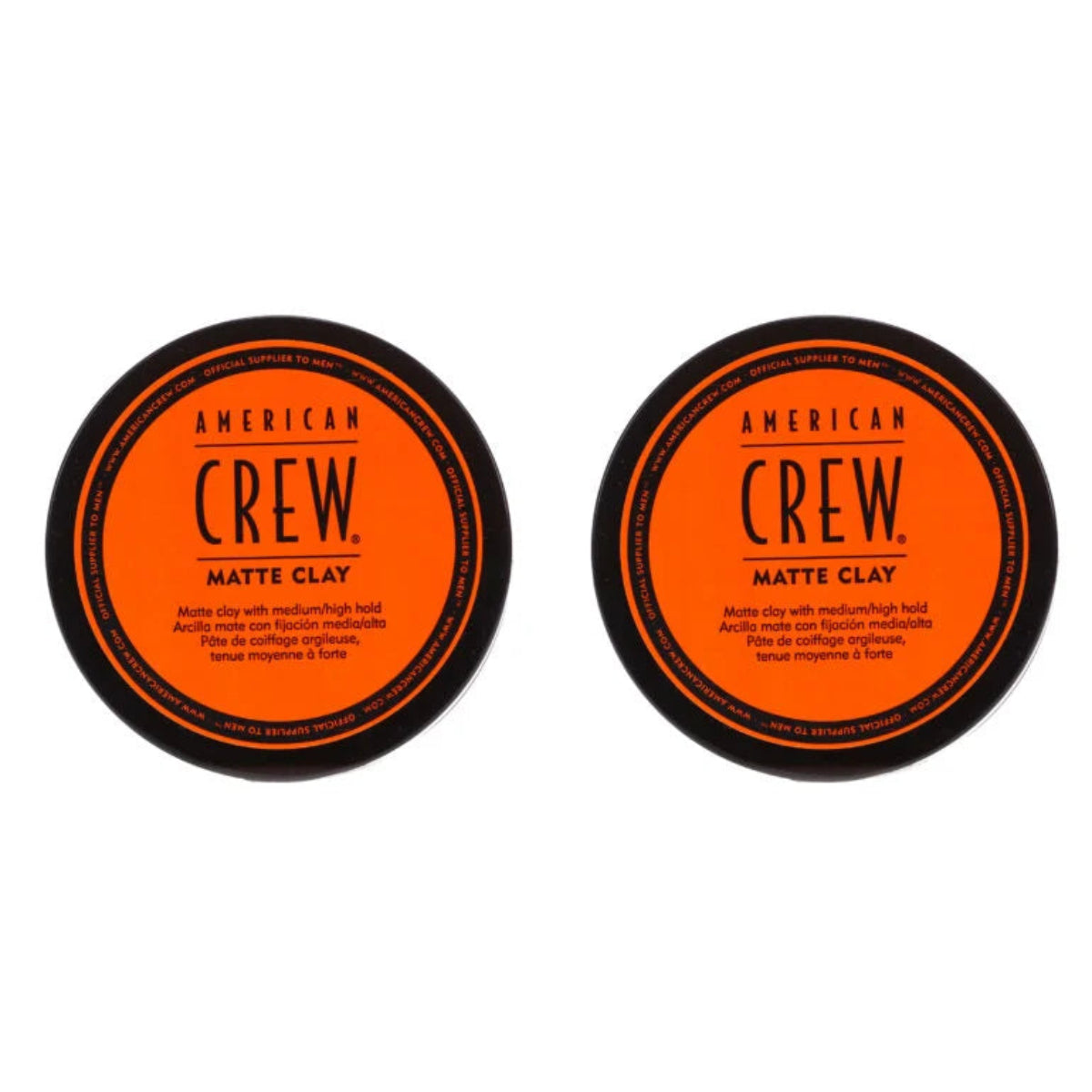 American Crew Matte Clay 3 Oz Pack of 2