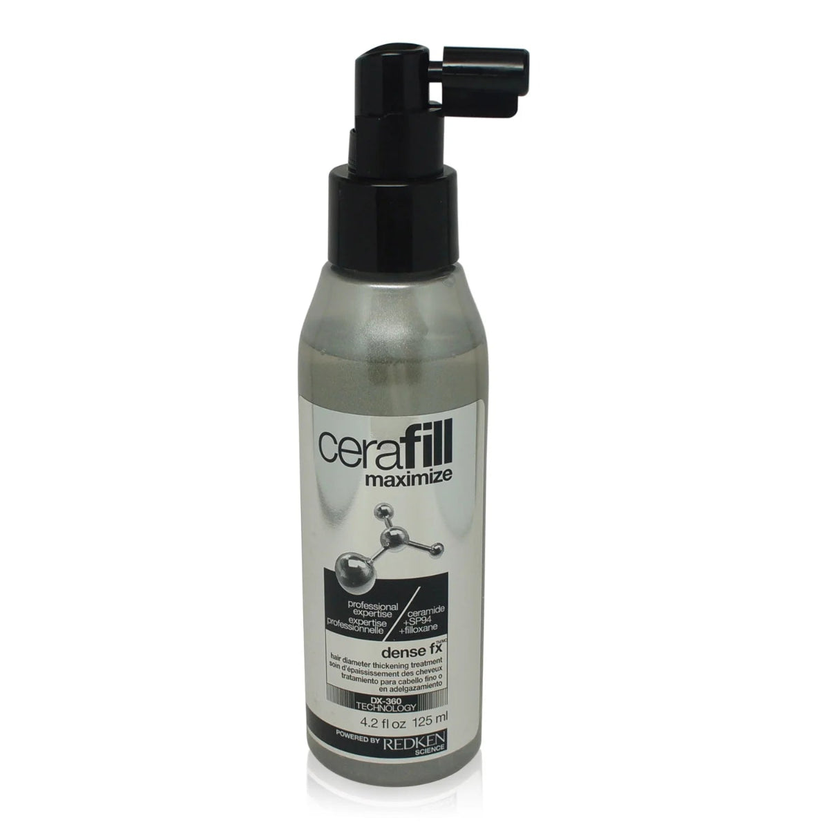 Cerafill Maximize hair product bottle on a white background