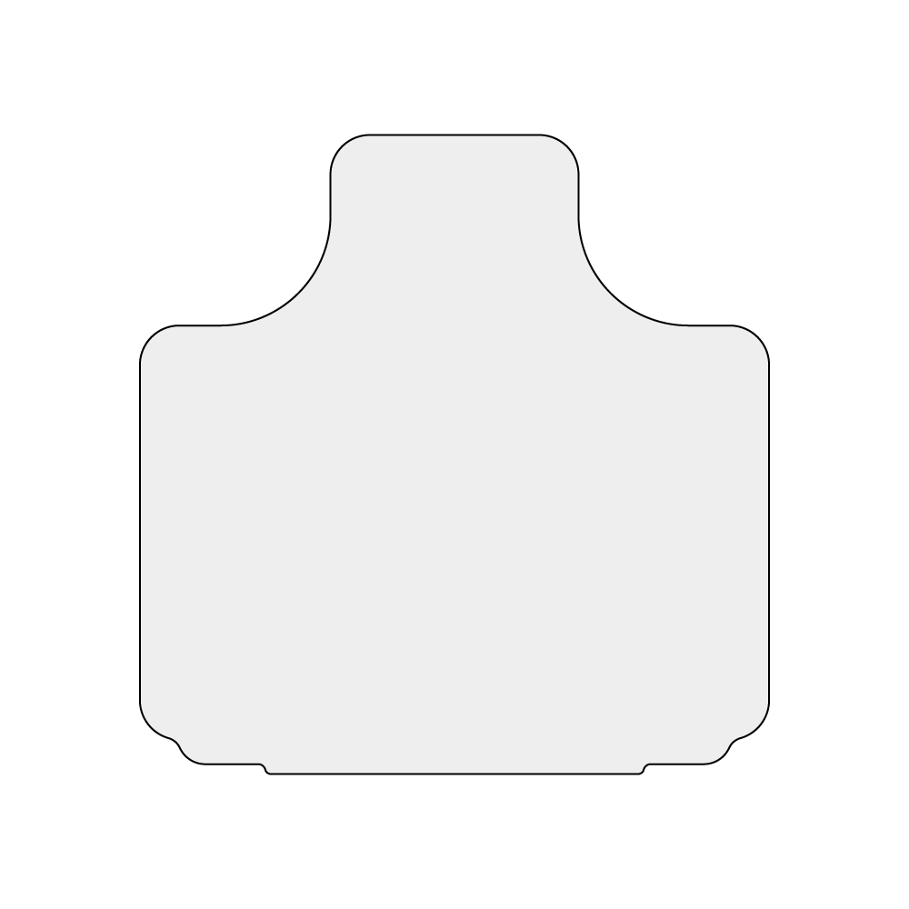 GA.MA Small Tray Set Gold Rose