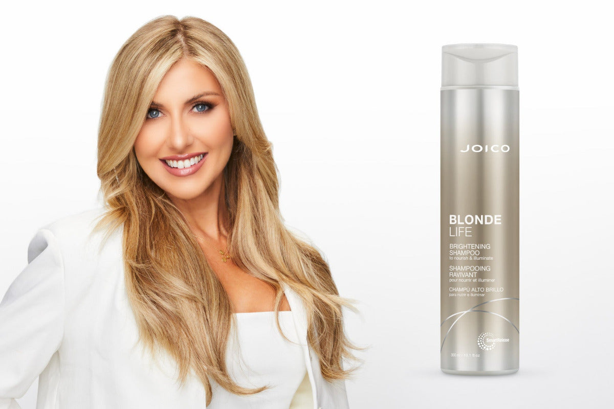 Joico Blonde Life Brightening Shampoo – For Soft, Smooth, Sulfate-Free Care of Blonde Hair