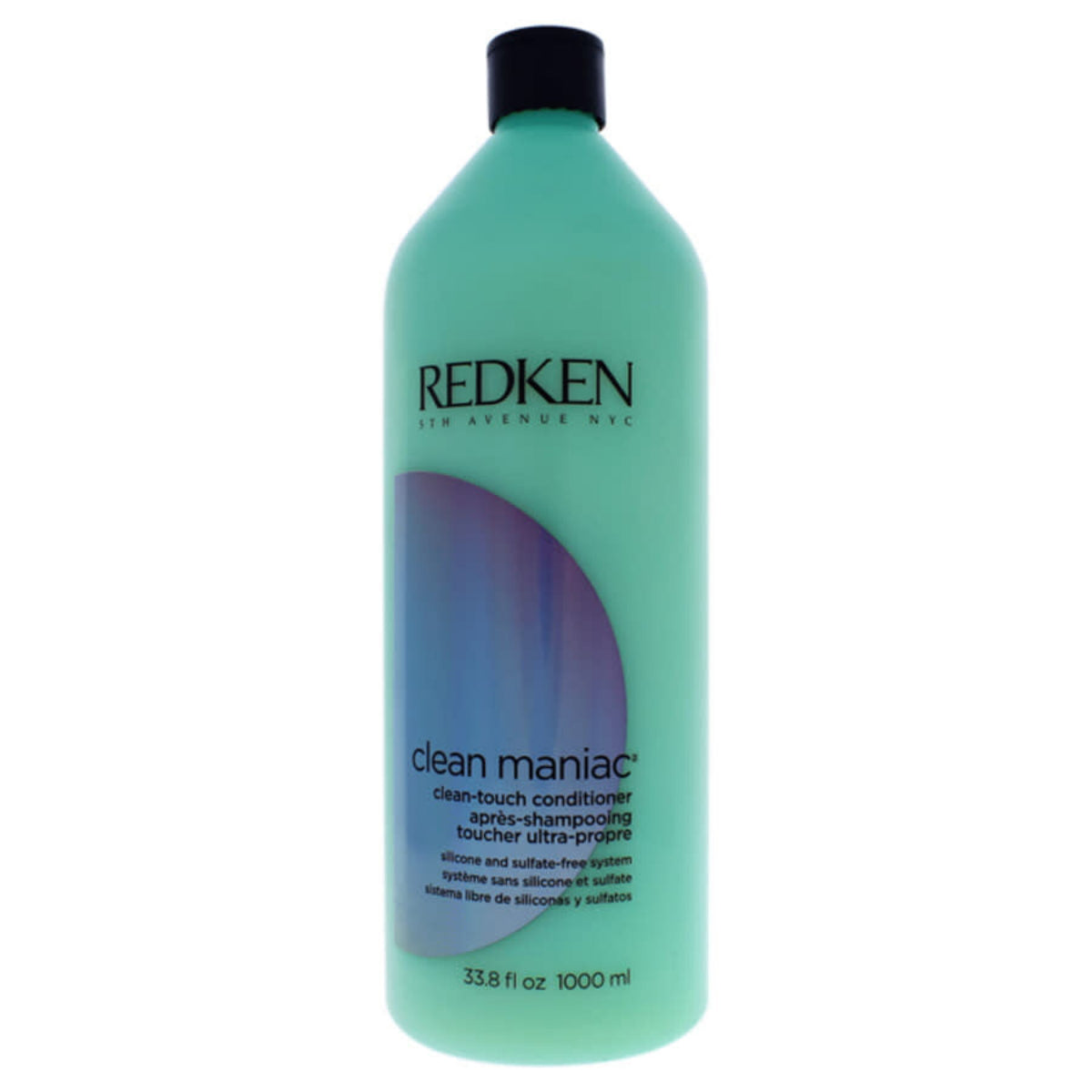 Redken Clean Maniac conditioner bottle on a white background